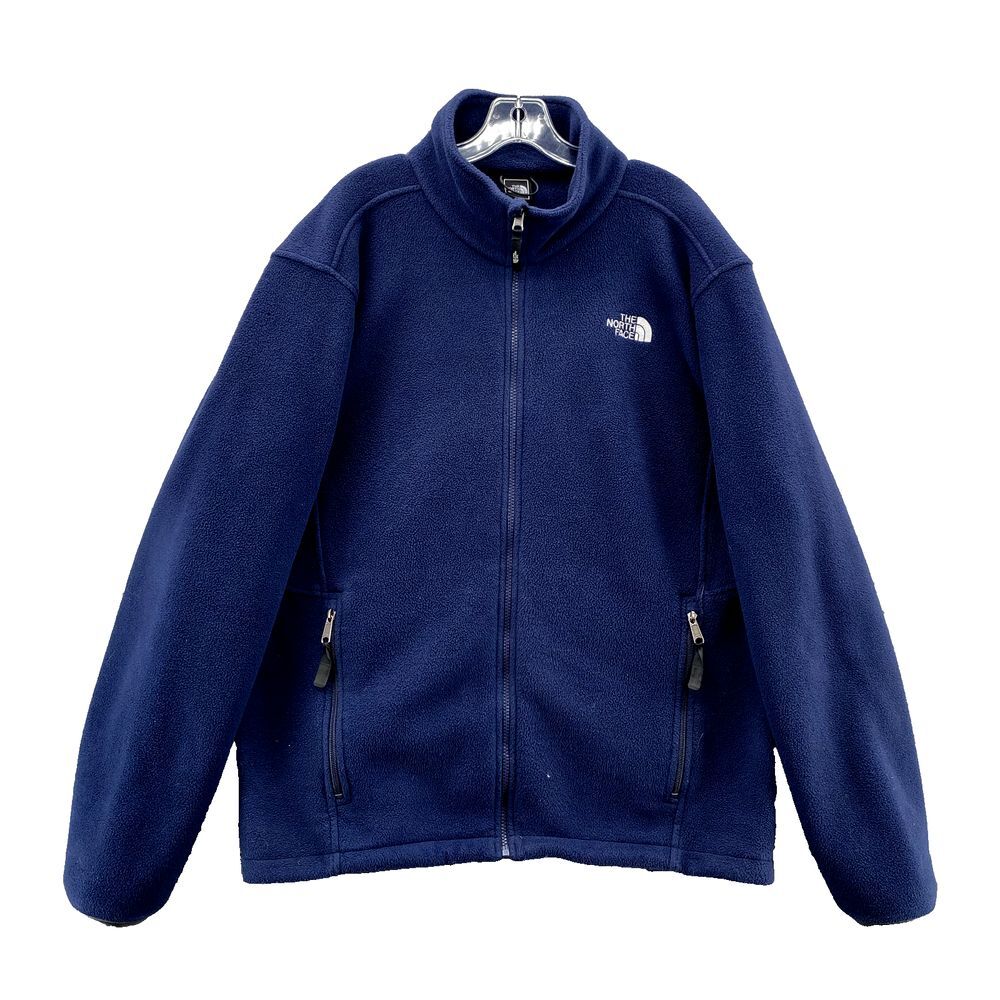 North Face Teddy Fleece Jacket Men's XL Blue Gorpcore Outdoor Preppy Performance